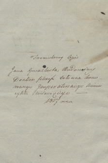 Drobne materiały do historii szkolnictwa w okręgu wileńskim z lat 1817-1836, zebrane przez Jana Marka Giżyckiego