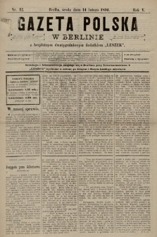 Gazeta Polska w Berlinie. 1894, nr 12