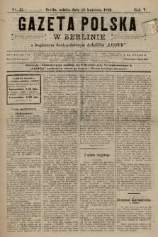 Gazeta Polska w Berlinie. 1894, nr 32