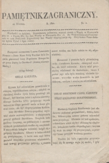 Pamiętnik Zagraniczny. T.1, nr 2 (12 stycznia 1822)