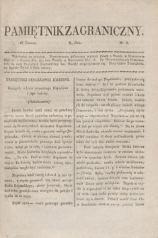 Pamiętnik Zagraniczny. T.1, nr 8 (23 lutego 1822)