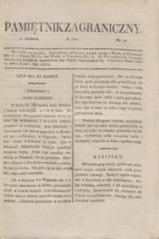 Pamiętnik Zagraniczny. T.1, nr 17 (27 kwietnia 1822)