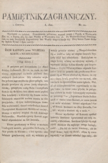 Pamiętnik Zagraniczny. [T.1], nr 22 (1 czerwca 1822)