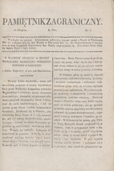Pamiętnik Zagraniczny. T.2, nr 6 (10 sierpnia 1822)