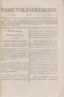 Pamiętnik Zagraniczny. T.2, nr 7 (14 września 1822)