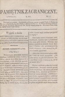 Pamiętnik Zagraniczny. T.2, nr 11 (19 października 1822)