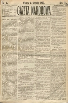 Gazeta Narodowa. 1865, nr 2