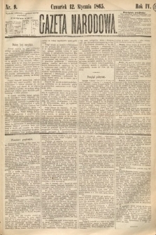 Gazeta Narodowa. 1865, nr 9