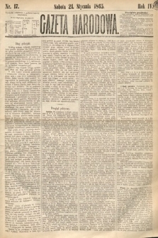 Gazeta Narodowa. 1865, nr 17