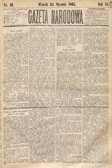 Gazeta Narodowa. 1865, nr 19