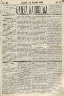 Gazeta Narodowa. 1865, nr 21