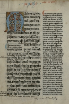 Biblia Latina (Novum Testamentum: Matth., Marc.) cum prologis et Ps. Walafridi aliorumque glossa ordinaria et interlineari