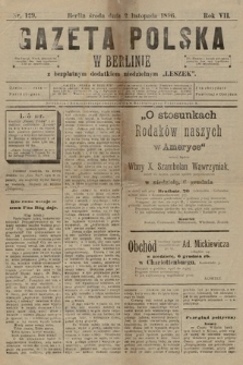 Gazeta Polska w Berlinie. 1896, nr 129