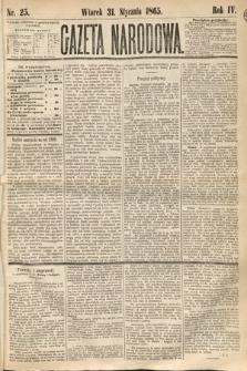 Gazeta Narodowa. 1865, nr 25