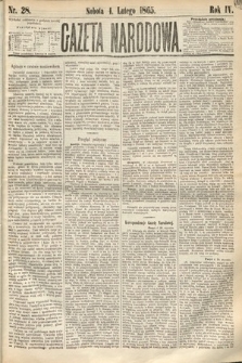 Gazeta Narodowa. 1865, nr 28