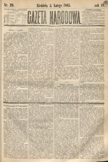 Gazeta Narodowa. 1865, nr 29