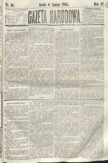 Gazeta Narodowa. 1865, nr 31