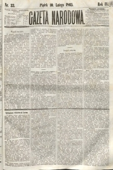 Gazeta Narodowa. 1865, nr 33