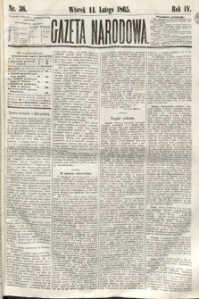 Gazeta Narodowa. 1865, nr 36