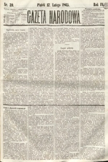 Gazeta Narodowa. 1865, nr 39