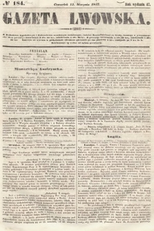 Gazeta Lwowska. 1857, nr 184