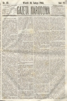 Gazeta Narodowa. 1865, nr 42