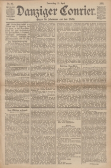 Danziger Courier : Organ für Jedermann aus dem Volke. Jg.12, Nr. 86 (13 April 1893)