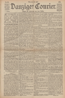 Danziger Courier : Organ für Jedermann aus dem Volke. Jg.12, Nr. 88 (15 April 1893)