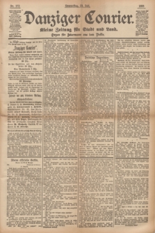 Danziger Courier : Kleine Zeitung für Stadt und Land : Organ für Jedermann aus dem Volke. Jg.14, Nr. 172 (25 Juli 1895)