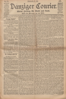 Danziger Courier : Kleine Zeitung für Stadt und Land : Organ für Jedermann aus dem Volke. Jg.14, Nr. 174 (27 Juli 1895)