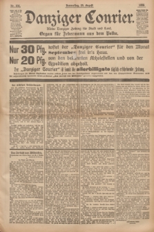 Danziger Courier : Kleine Danziger Zeitung für Stadt und Land : Organ für Jedermann aus dem Volke. Jg.14, Nr. 202 (29 August 1895)