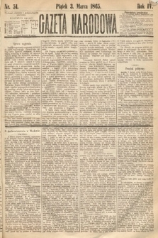 Gazeta Narodowa. 1865, nr 51