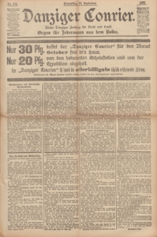 Danziger Courier : Kleine Danziger Zeitung für Stadt und Land : Organ für Jedermann aus dem Volke. Jg.14, Nr. 219 (19 September 1895)