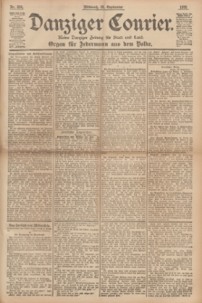 Danziger Courier : Kleine Danziger Zeitung für Stadt und Land : Organ für Jedermann aus dem Volke. Jg.14, Nr. 224 (25 September 1895)