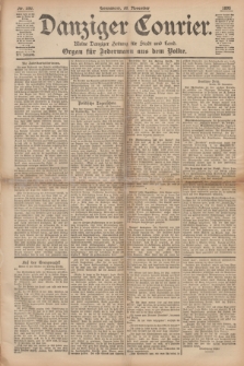 Danziger Courier : Kleine Danziger Zeitung für Stadt und Land : Organ für Jedermann aus dem Volke. Jg.14, Nr. 280 (30 November 1895)