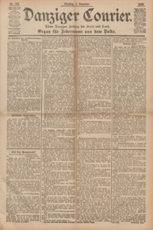 Danziger Courier : Kleine Danziger Zeitung für Stadt und Land : Organ für Jedermann aus dem Volke. Jg.14, Nr. 282 (3 Dezember 1895)