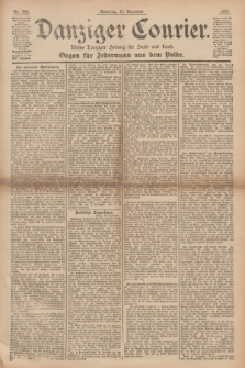 Danziger Courier : Kleine Danziger Zeitung für Stadt und Land : Organ für Jedermann aus dem Volke. Jg.14, Nr. 293 (15 Dezember 1895) + dod.