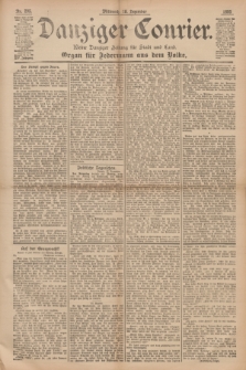 Danziger Courier : Kleine Danziger Zeitung für Stadt und Land : Organ für Jedermann aus dem Volke. Jg.14, Nr. 295 (18 Dezember 1895)