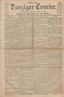 Danziger Courier : Kleine Danziger Zeitung für Stadt und Land : Organ für Jedermann aus dem Volke. Jg.15, Nr. 5 (7 Januar 1896)