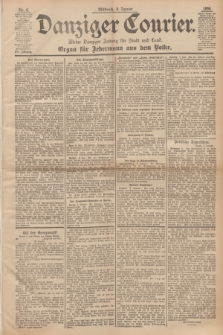 Danziger Courier : Kleine Danziger Zeitung für Stadt und Land : Organ für Jedermann aus dem Volke. Jg.15, Nr. 6 (8 Januar 1896)