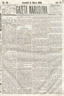 Gazeta Narodowa. 1865, nr 56