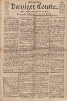 Danziger Courier : Kleine Danziger Zeitung für Stadt und Land : Organ für Jedermann aus dem Volke. Jg.15, Nr. 29 (4 Februar 1896)