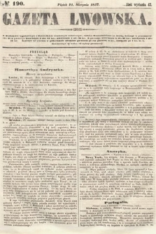 Gazeta Lwowska. 1857, nr 190