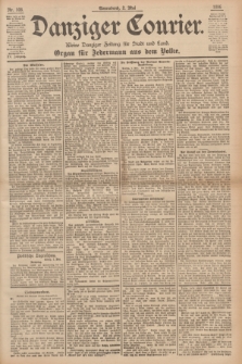 Danziger Courier : Kleine Danziger Zeitung für Stadt und Land : Organ für Jedermann aus dem Volke. Jg.15, Nr. 103 (2 Mai 1896)