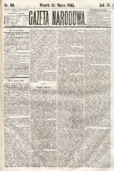 Gazeta Narodowa. 1865, nr 60