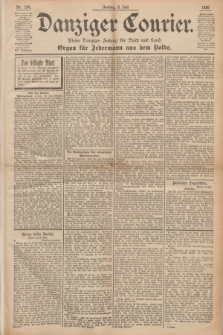 Danziger Courier : Kleine Danziger Zeitung für Stadt und Land : Organ für Jedermann aus dem Volke. Jg.15, Nr. 154 (3 Juli 1896) + dod.