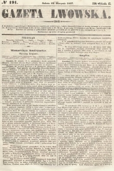 Gazeta Lwowska. 1857, nr 191