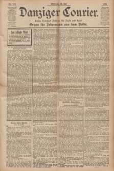 Danziger Courier : Kleine Danziger Zeitung für Stadt und Land : Organ für Jedermann aus dem Volke. Jg.15, Nr. 170 (22 Juli 1896)