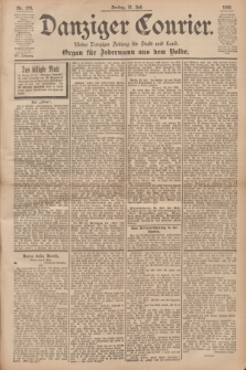 Danziger Courier : Kleine Danziger Zeitung für Stadt und Land : Organ für Jedermann aus dem Volke. Jg.15, Nr. 178 (31 Juli 1896) + dod.