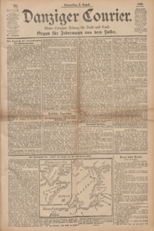 Danziger Courier : Kleine Danziger Zeitung für Stadt und Land : Organ für Jedermann aus dem Volke. Jg.15, Nr. 183 (6 August 1896)